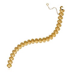 Van Cleef 
Arpels Gold Oval Link Bracelet