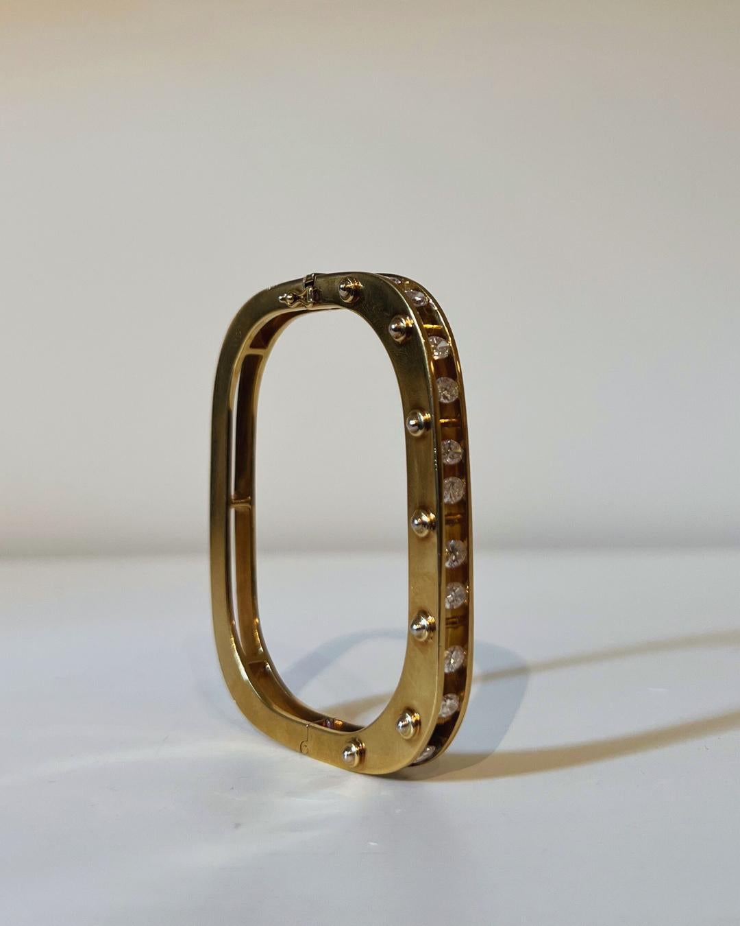 Secrett Diamant und Gold Armreif 2