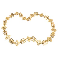Chaumet 18K Yellow Gold L'Arcade Necklace, France c. 1970