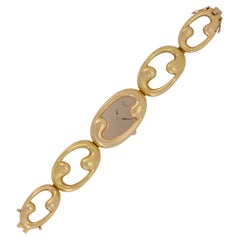 Chopard 18K Yellow Gold Manual Wind Watch, 22mm x 33mm, Circa 1970