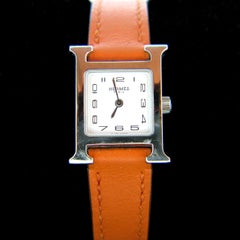 Hermes Heure H Stainless Steel Quartz Wristwatch