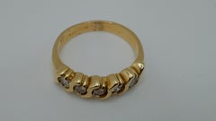 14 Karat Yellow Gold, Full-Cut 2.8mm Diamond Band, 0.50ctw, Size 7.75