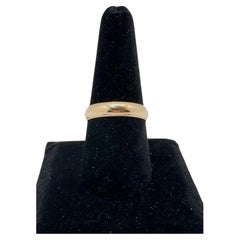4mm Wide 14 Karat Yellow Gold Band, 3.5 Grams, Size 10