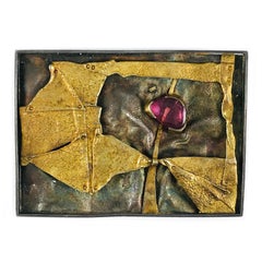 jade pywell model Donald Pywell Two-Tone Contemporary Brooch Pin