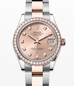 Rolex Lady-Datejust 31 - 278381RBR Pink Diamond Dial & Factory Diamond, Gold