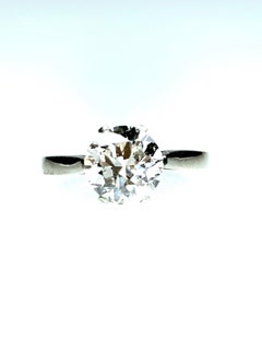 GEMOLITHOS Solitaire Old European Cut Diamond, Est. 1.9 Carat.