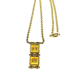 GEMOLITHOS Maramenos & Pateras Diamond Pendant 18 Karat Gold