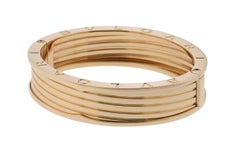 Bvlgari Bzero.1 Bangle Bracelet in 18 Karat Yellow Gold Large 4-Row