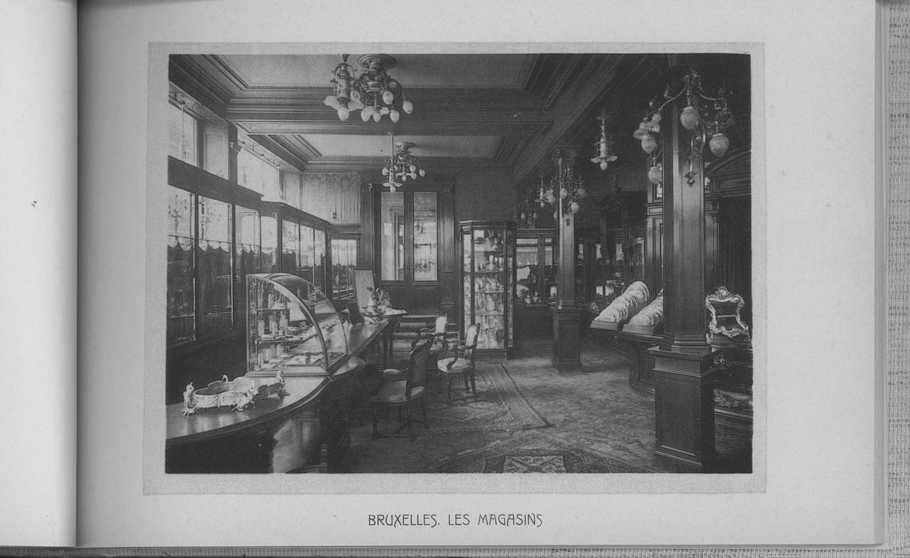 Philippe Wolfers and I. de Rudder Silver Centerpiece Le Maraudeur 1906 For Sale 4