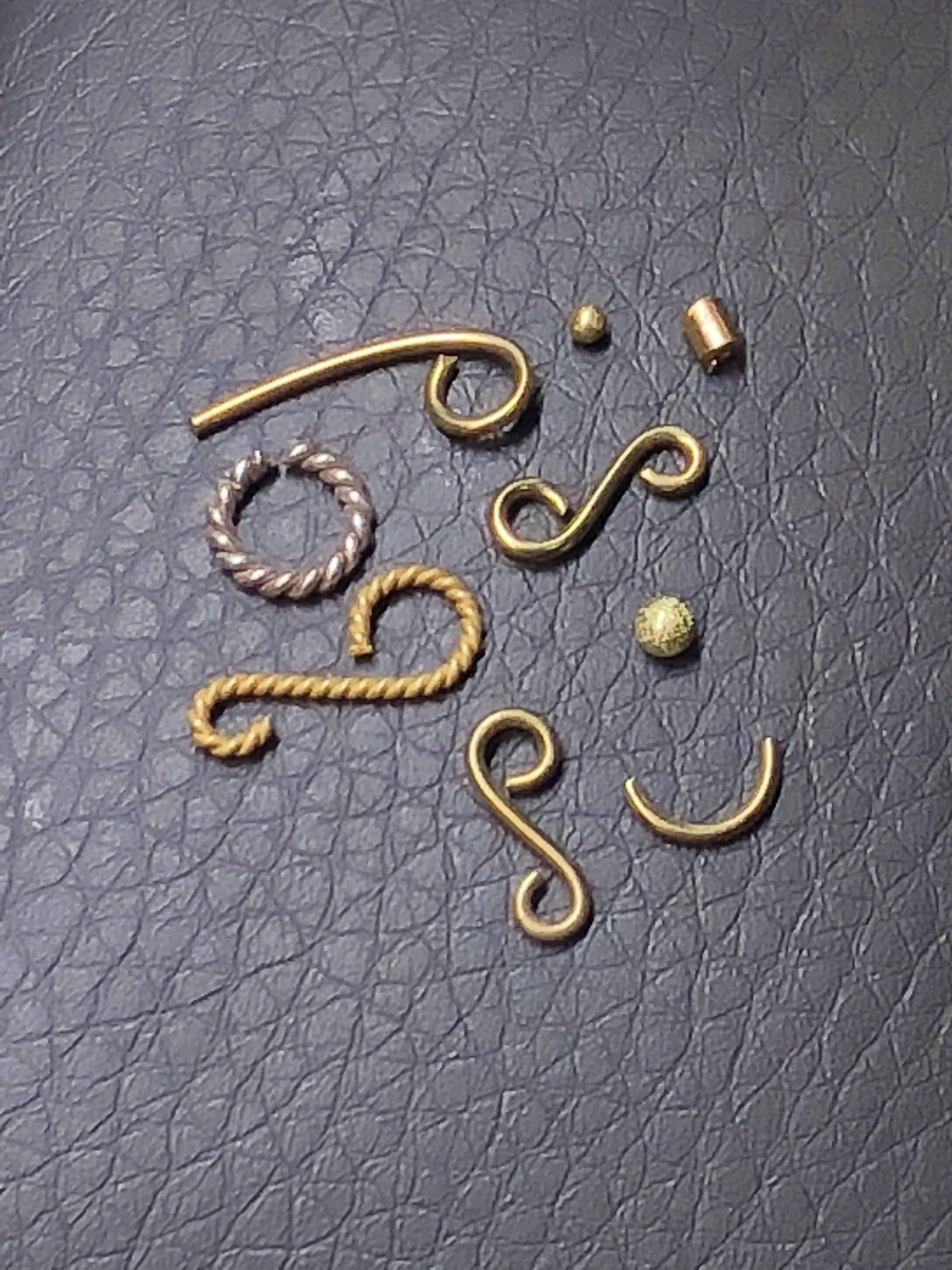Georgios Collections 18 Karat Yellow Gold Ruby Sapphire Emerald Long Earrings  1