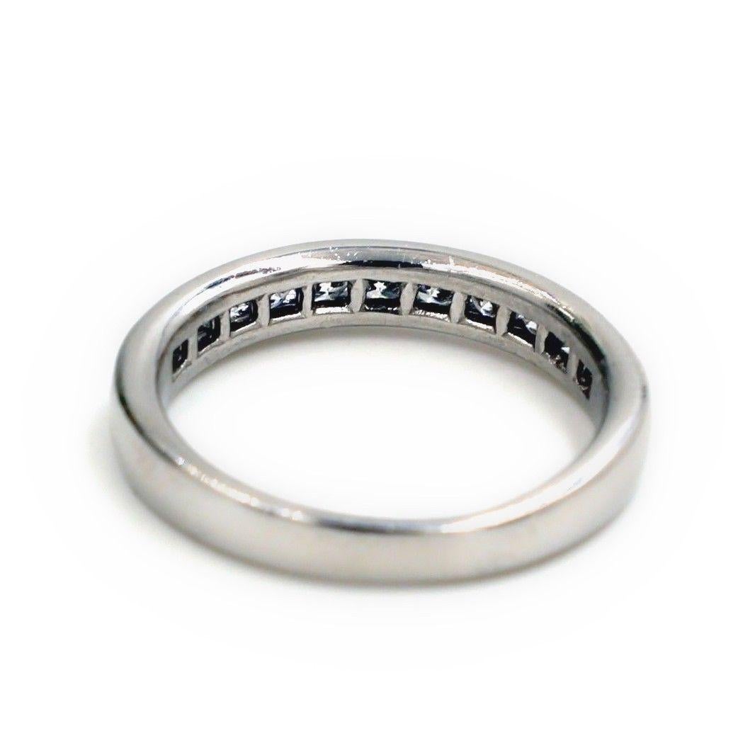 Zales Octillion Platinum Diamond Wedding Band Ring 1