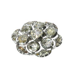 Unique Antique 18th Century Diamond Button in Excellent Condition, 1780s