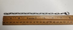 Cartier 18 Karat White Gold Paperclip Link Unisex Chain Bracelet