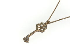 Crivelli Key Diamond Pendant with Chain