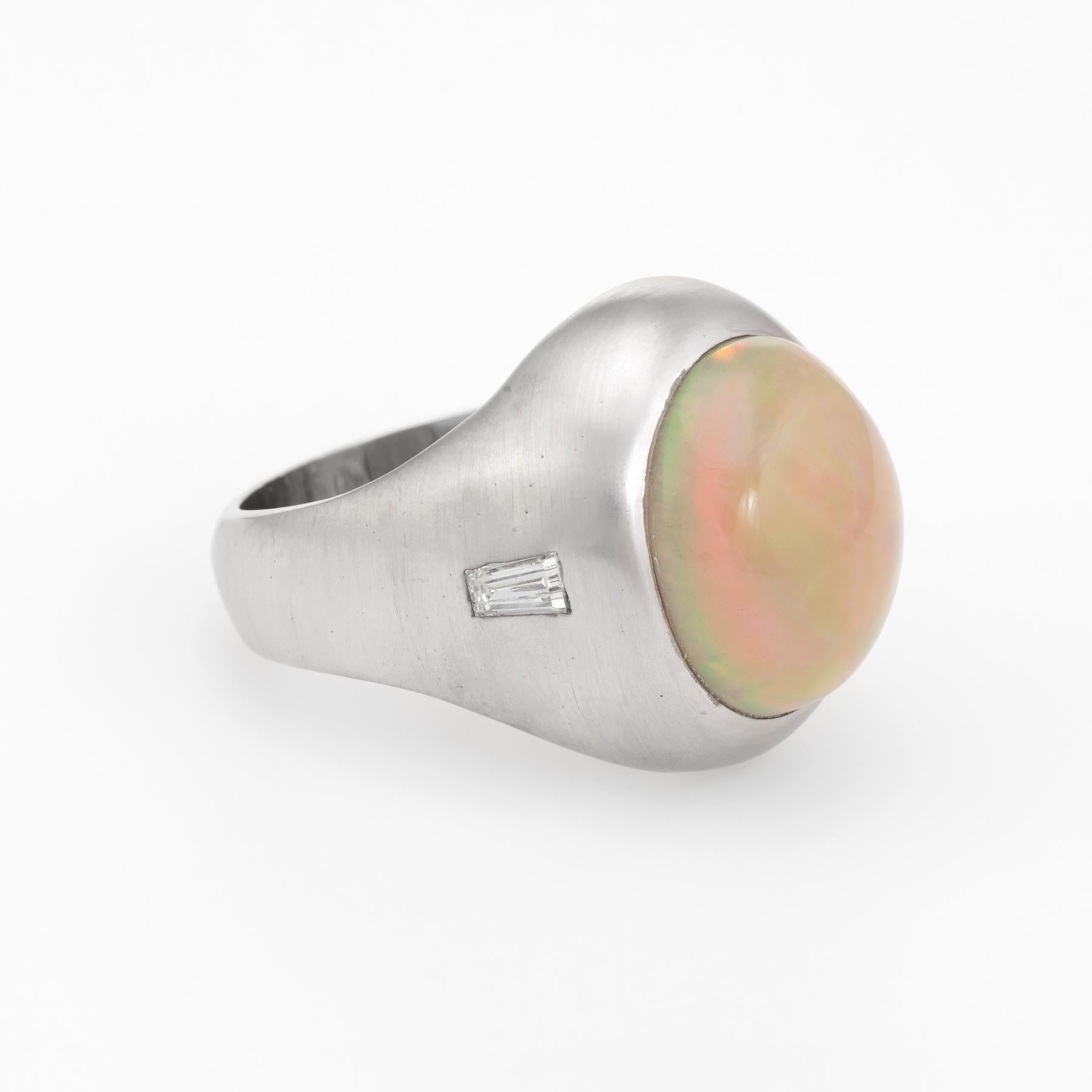 vintage natural opal ring