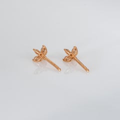 Orecchini a bottone Tiffany & Co. Victoria Diamond Mini in oro rosa 18 carati – Gioielli di seconda mano