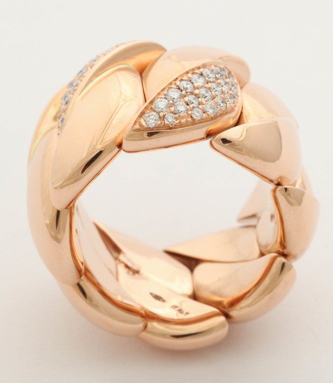 gold expandable ring