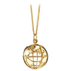 A Gold and Diamond "My Earth" Necklace by Monica Rich Kosann