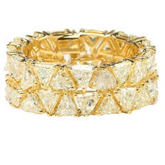 Mix Fancy Cut Diamond Gold Eternity Ring