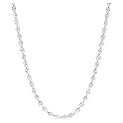 Pear Shape Diamond Tennis necklace 14.50 carats