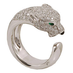 Cartier Diamond Gold Panthére Ring 3