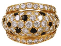 Cartier Diamond and Onyx Ring 1