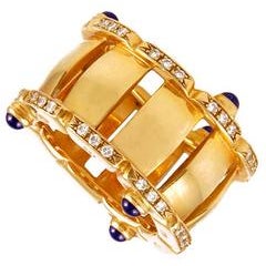 Patek Philippe Diamond and Sapphire Ring 9