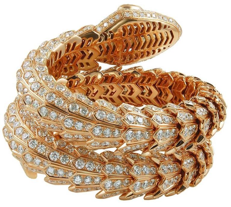 bulgari serpenti rose gold bracelet