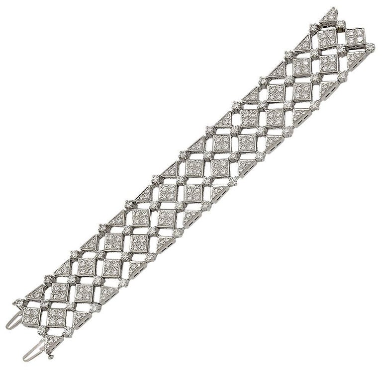 Cartier Diamond Bracelet For Sale