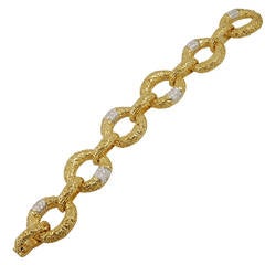 Van Cleef & Arpels Gold Diamond Bracelet 2