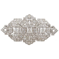 Cartier Art Deco Diamond Brooch 3
