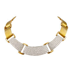 David Webb Gold Diamond Necklace 3