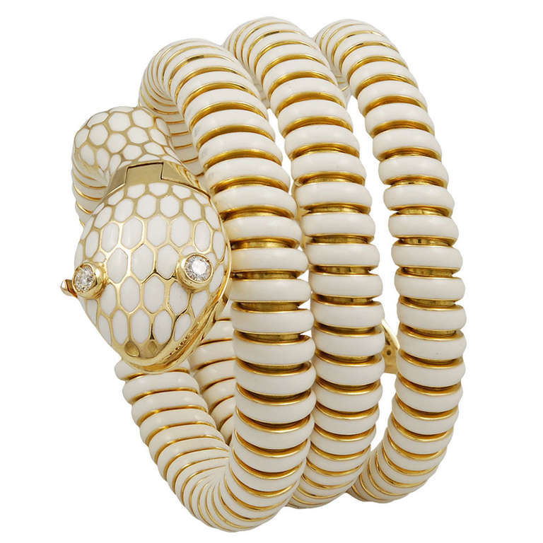 snake bangle watch