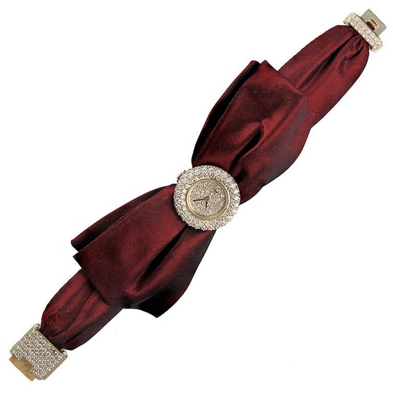 Chopard Ladiess Gold Diamond Bow Watch
