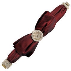 Chopard Ladiess Gold Diamond Bow Watch 11