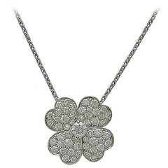 Van Cleef & Arpels Diamond Cosmos Pendant Necklace 9