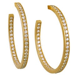 Cartier Diamond Hoop Earrings 11