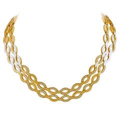 Cartier Diamond Gold Necklace 12