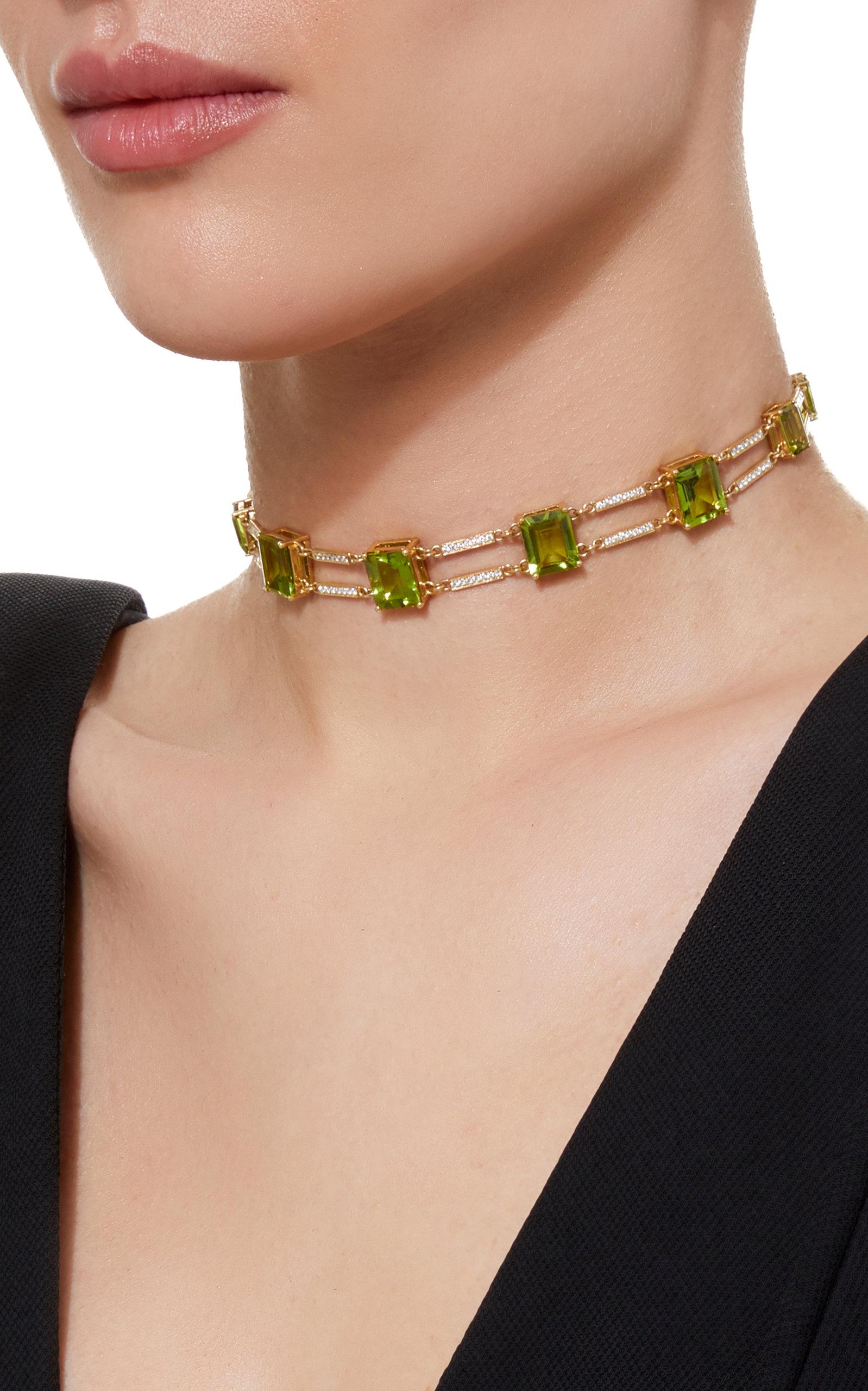 peridot choker