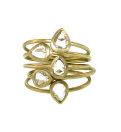 5 Part Rose Cut Diamond Ring 5 Part Rose Cut Diamond Ring
