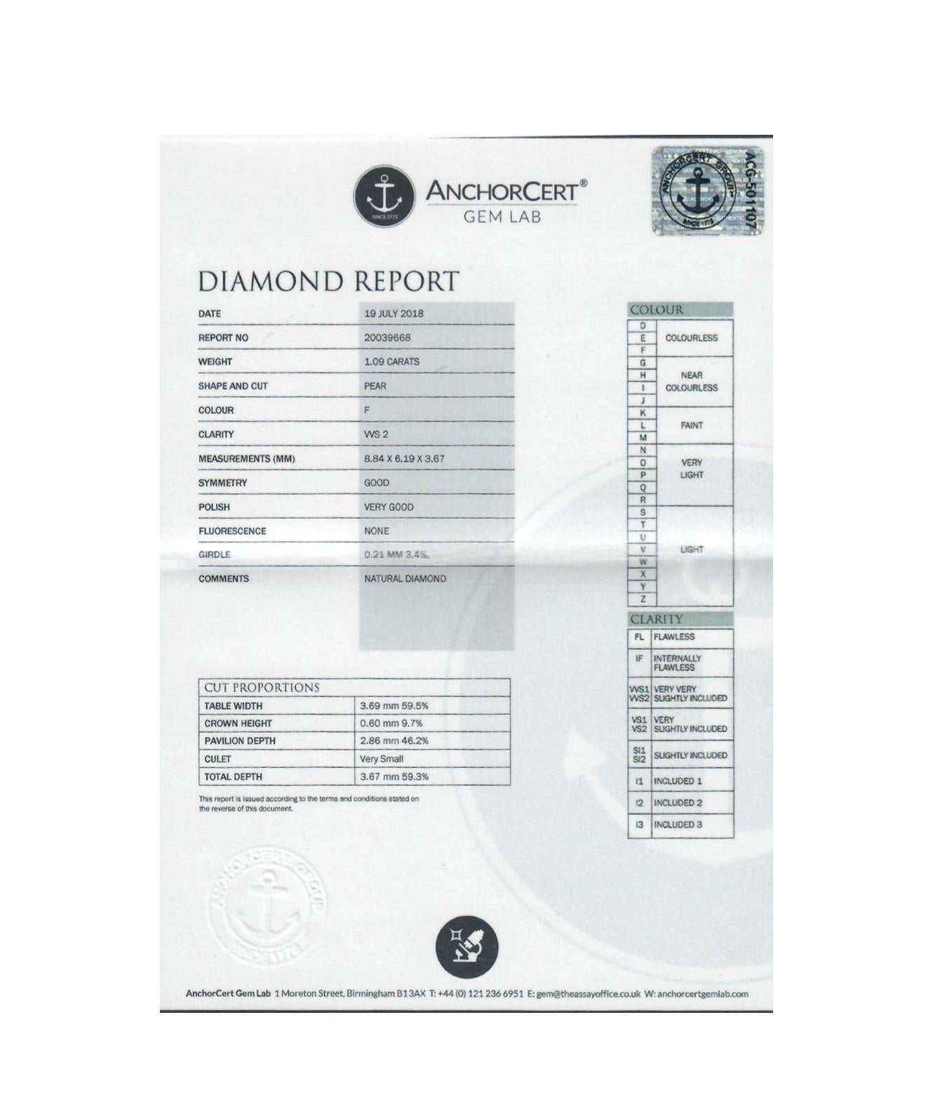 Certified Diamonds D-F Clip-On Statement Earrings/Pendant/Brooch, Retro, Vintage 12