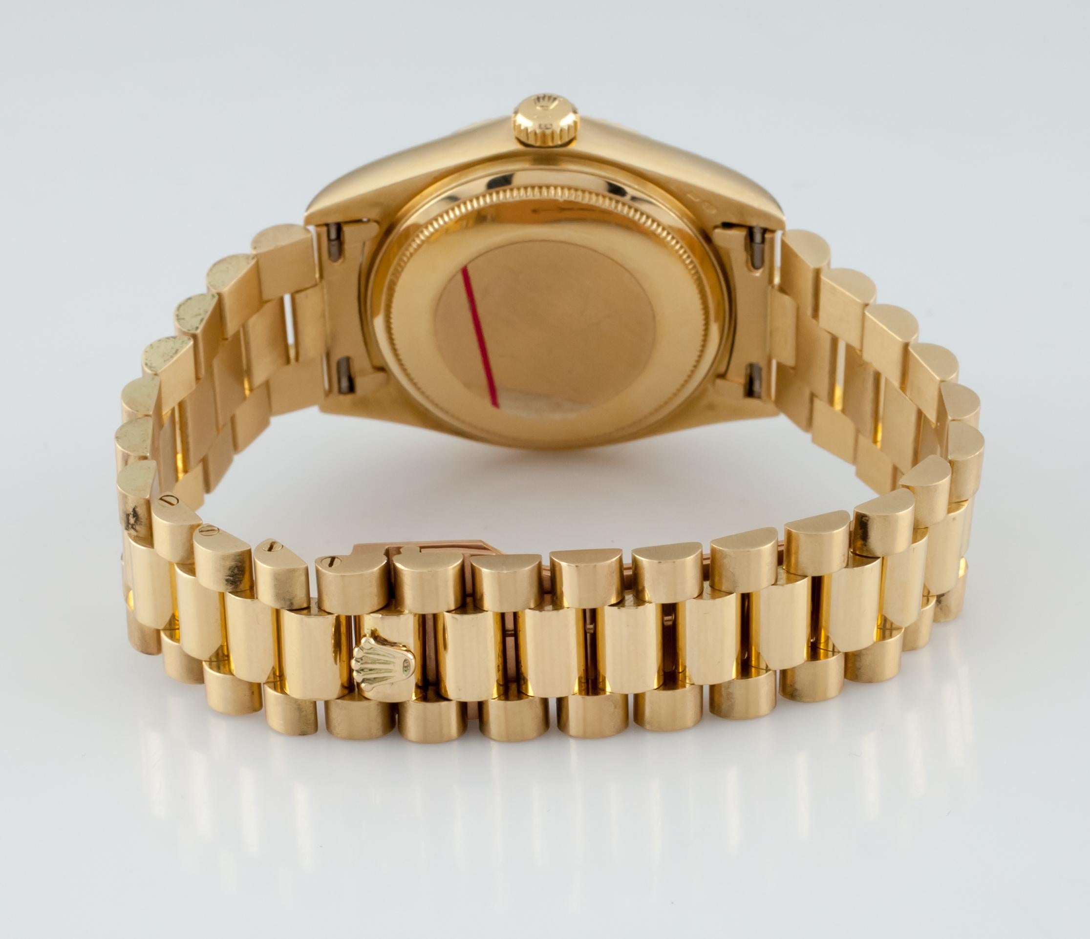 Rolex Men's President Day-Date Automatic 18 Karat Yellow Gold Watch 2