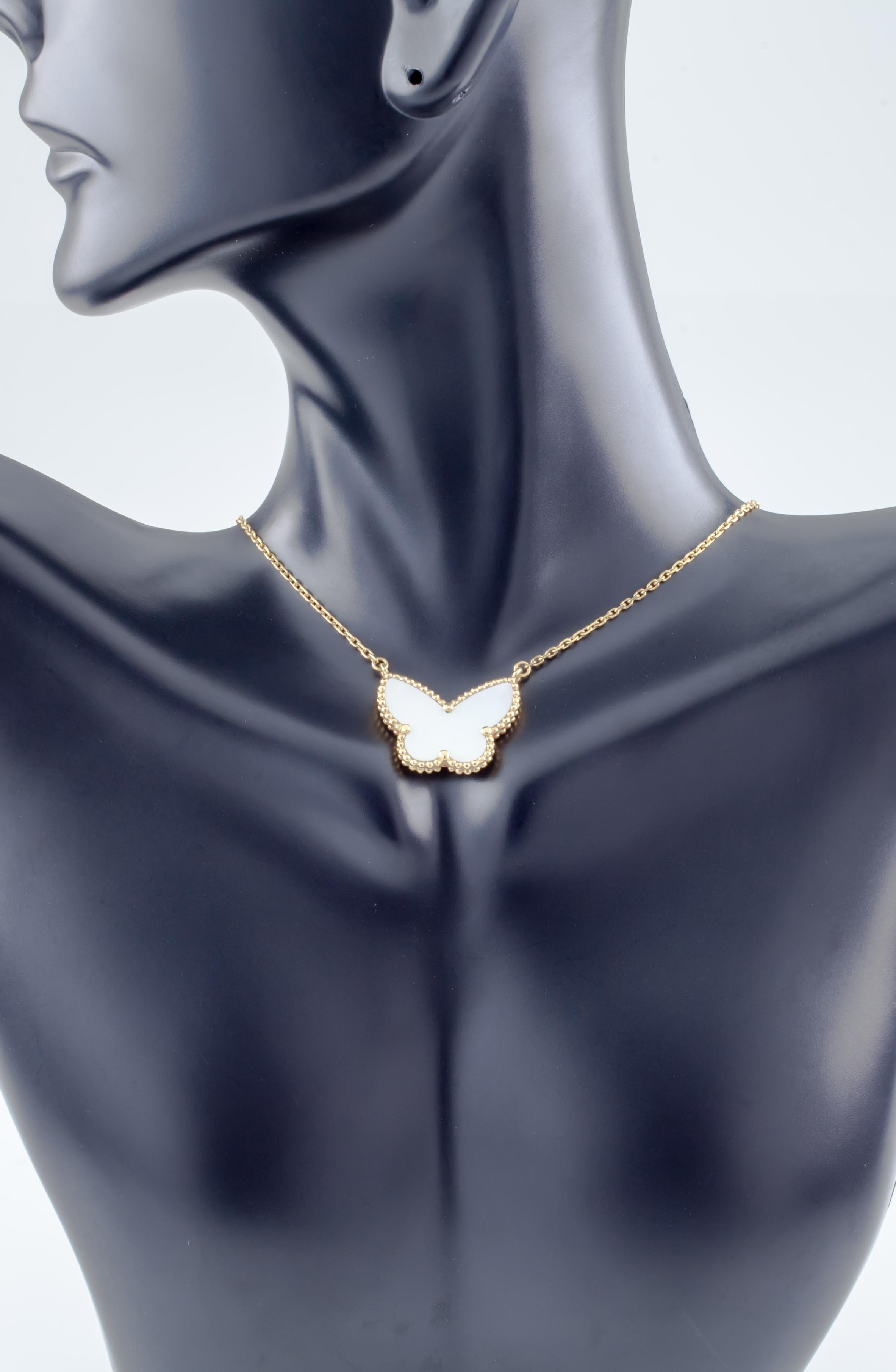 lucky alhambra butterfly pendant