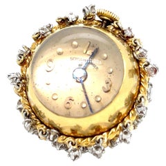 Jean Schlumberger for Tiffany & Co. Ciondolo per orologio in oro 18k e 2,50ct di diamanti
