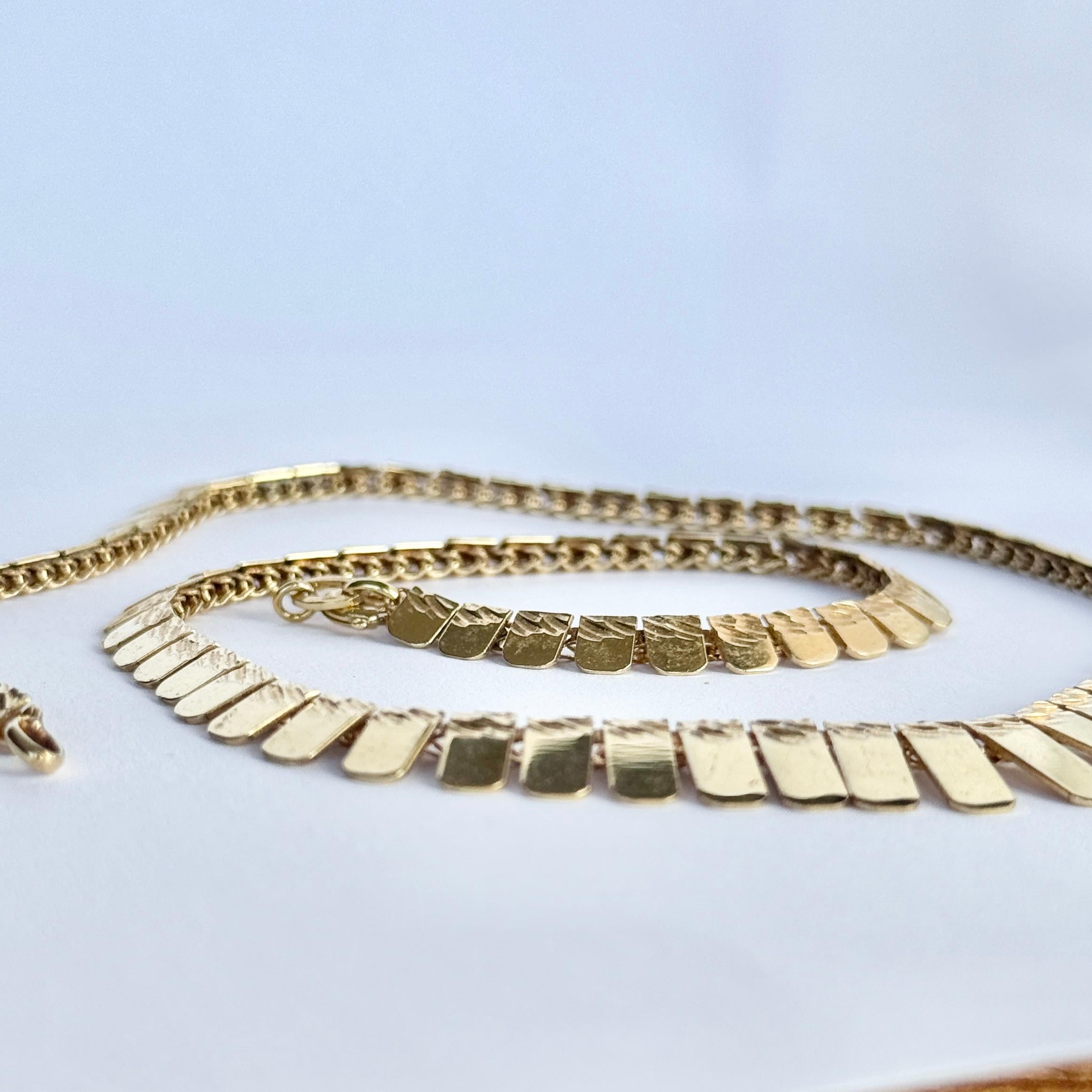 Collana d'epoca con catena d'oro a 9 carati In condizioni buone in vendita a Chipping Campden, GB