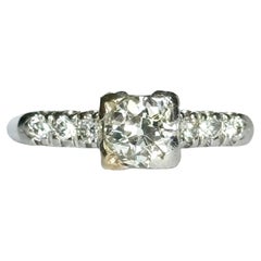 Platinum Solitaire Rings