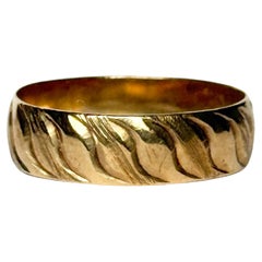 Anillo decorativo vintage de oro de 9 quilates