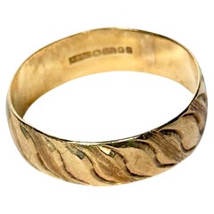 9 Karat Gold Dekoratives Vintage-Ring