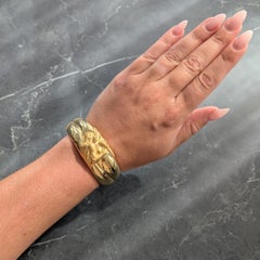 Vintage-Armreif „Eden“ von Carrera Y Carrera aus dem Jahr 2000, 18 Karat Gelbgold