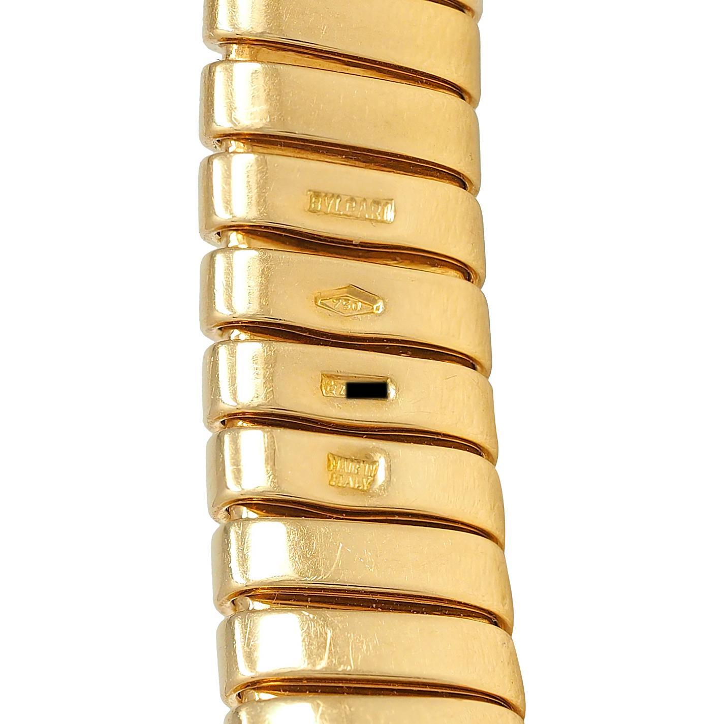 Bulgari 1980's Or jaune 18K Vintage Roman Trajan Coin Monet Tubogas Collier en vente 5
